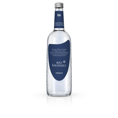 Mineralwasser - Medium 750ml inkl. 15 Cent Pfand | BIO KRISTALL