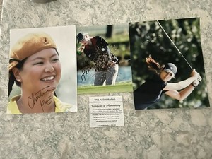 LPGA Michelle Wie, Christina Kim, Brittany Lincicome Autographed 8x10’s W/ COA