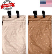 Reusable Hanging Wet Dry Bags for Baby Items, Cloth Diapers, Swimsuits, Trave...