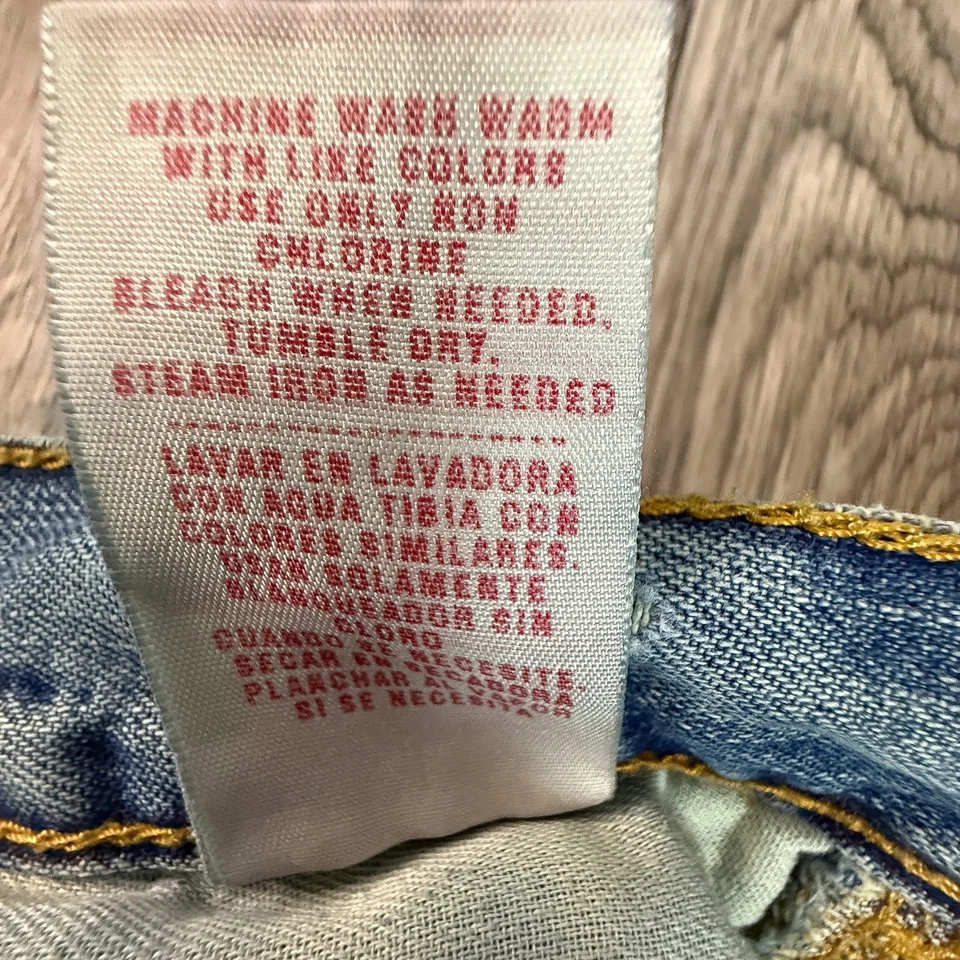 Мужские джинсы Arizona Jean Co из синей джинсовой ткани Carpenter 30x30 свободного покроя рабочая одежда - Изображение 4 из 4