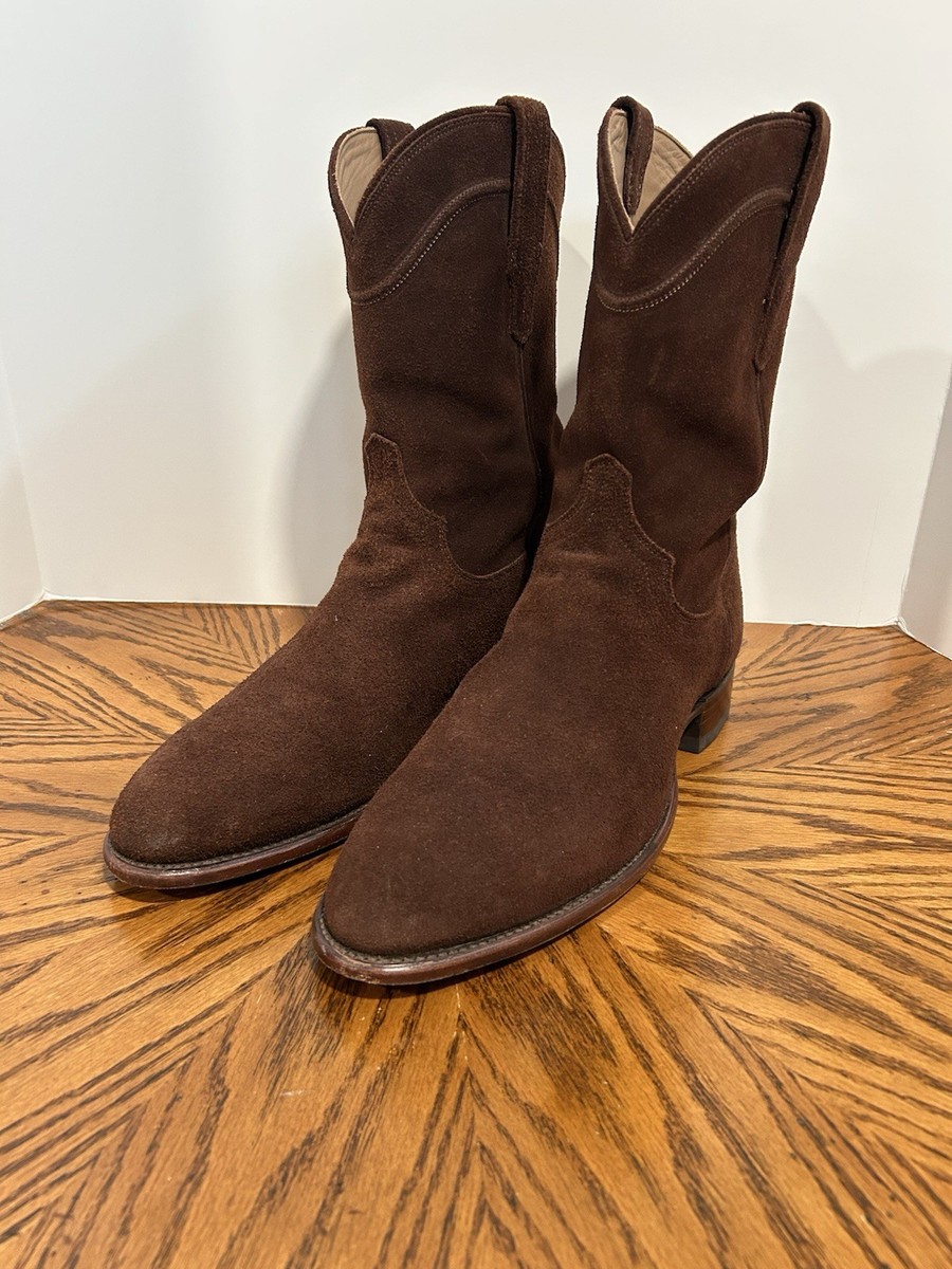 Tecovas Suede Roper Boots Tecovas The Doc Gravel Suede Men main image 4