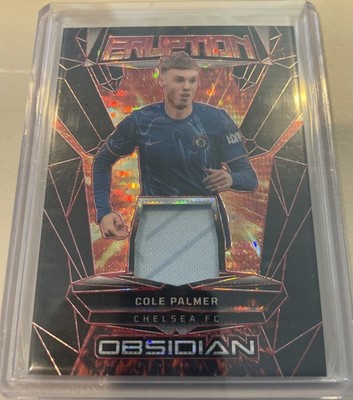 2024-25 Panini Obsidian - Eruption Cole Palmer #ER-CP Electric Etch Orange /35