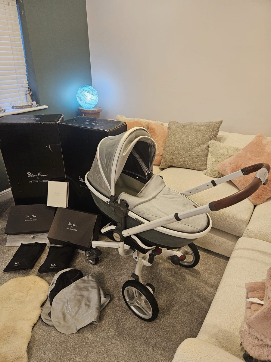 Aston Martin Silver Cross Surf Pram UK