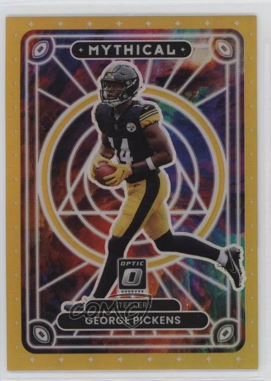 2022 Panini Donruss Optic Mythical Gold Prizm 8/10 George Pickens #M-14 1cc7