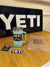 YETI RAMBLER Seafoam stainless steel Mug 24oz (709ml) 