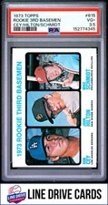 1973 Topps #615 Rookie 3rd Basemen Cey/Hilton/Schmidt PSA 3.5 ** NEW SLAB **
