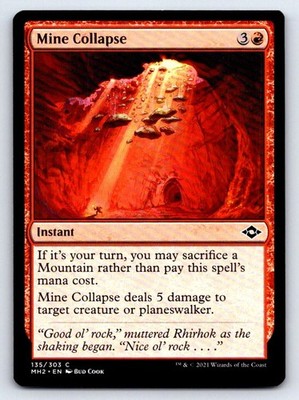Mine Collapse 135 Common Modern Horizons 2 Magic: The Gathering Lightly Played