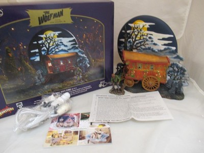 Dept 56 Hot Classics Monsters THE WOLD MAN'S CURSE (Set of 2) w/Box & Cord !