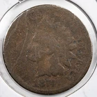 1874 Indian Head Penny Cent About Good (AG)