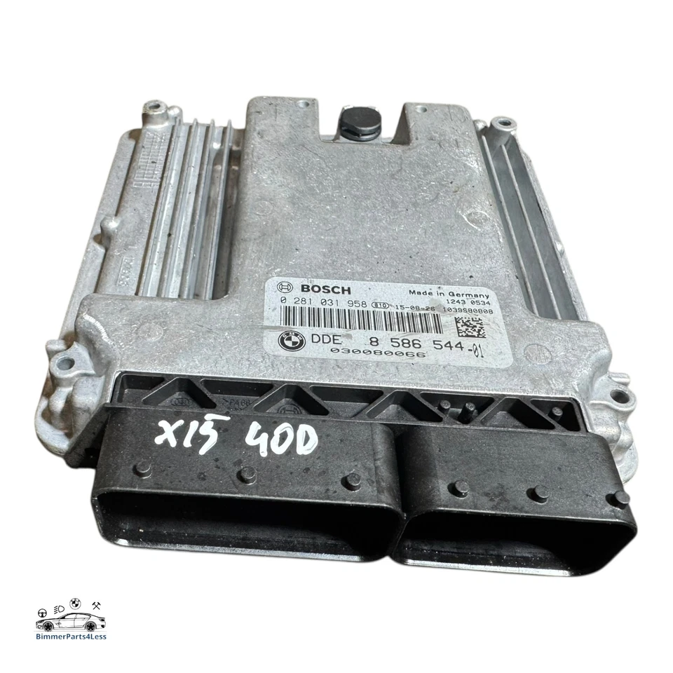 2016 BMW X5 F15 X6 F16 3.0 DIESEL ECU KIT 2x KEY OEM 8586544 9387230 - Image 4 of 4