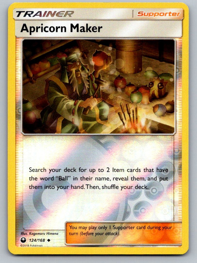Apricorn Maker 124/168 Uncommon Celestial Storm Pokemon Reverse Holo LP