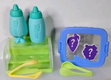 Disney Munchlings Mini Munch Figures Display Cases Containers Tongs Bottles Lot