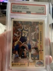 1991 Upper Deck #34 Magic Johnson Vs Michael Jordan PSA 6 LEGENDS ICONIC CARD🔥