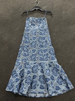 GUESS Sleeveless Maisy Dress Women's Size 4 Blue
