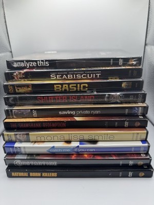 DVD Movie Lot of 10 Shawshank Shutter Island Constantine Saving Private Ryan