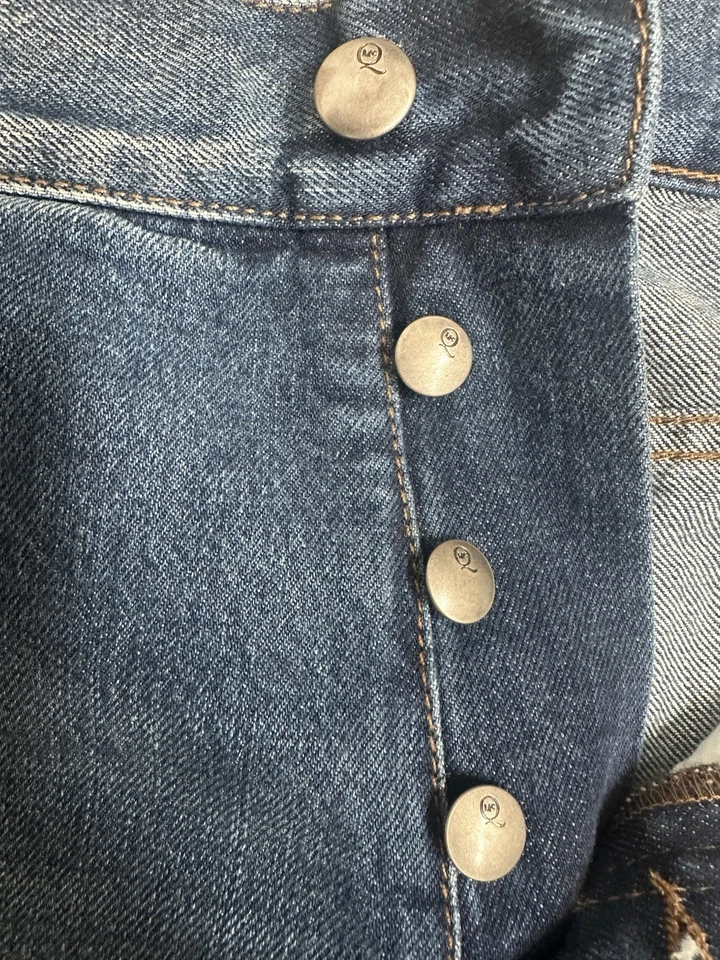 Alexander Mcqueen Vintage Paint Splat Distressed Jeans 32-34, Retail $679.00 - Image 3 of 4