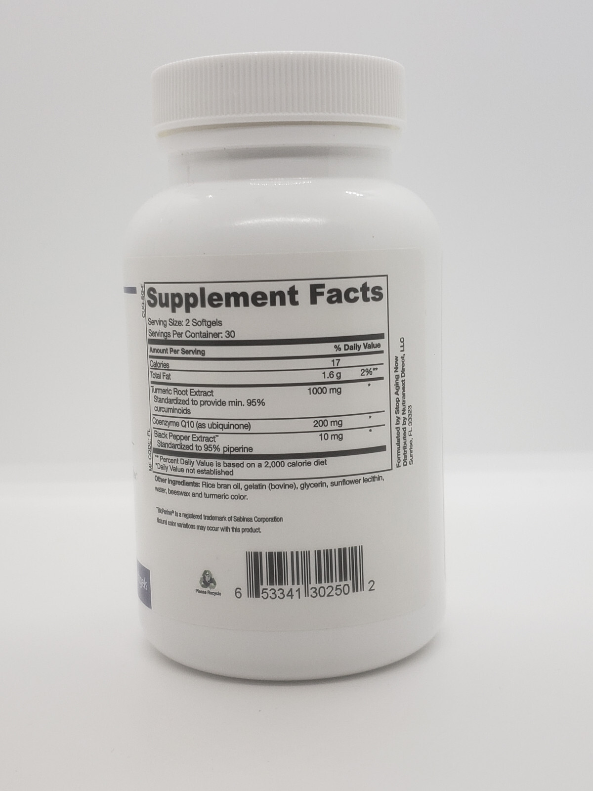 CURQ10 ULTRA Curcumin High Antioxidant Curcumin CoQ10 Complex Stop