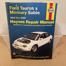 Haynes Repair Manual 36075 Ford Taurus Mercury Sable 1996-2005