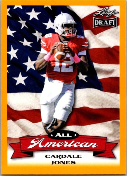 Cardale Jones Leaf Draft All-American #AA01 Gold