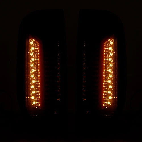 Pair Dynamic LED Smoked Rear Tail Lights Lamps For Nissan Navara D40 2004-2014 - Picture 10 of 20