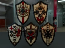 5-10x Templar Crusader Veteran Shields