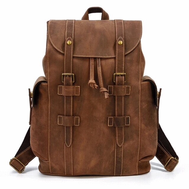 horse leather backpack