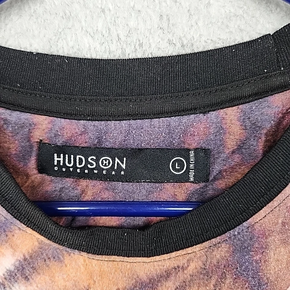 Hudson Ropa Exterior Camiseta Grande Media Mujer Tigre Cara Estampado Patín AoP Animal Foto 3 de 4