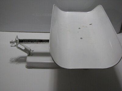 Vintage Jacob Bros Co DETECTO Cast Iron Baby/Pet Scale Beam Type White
