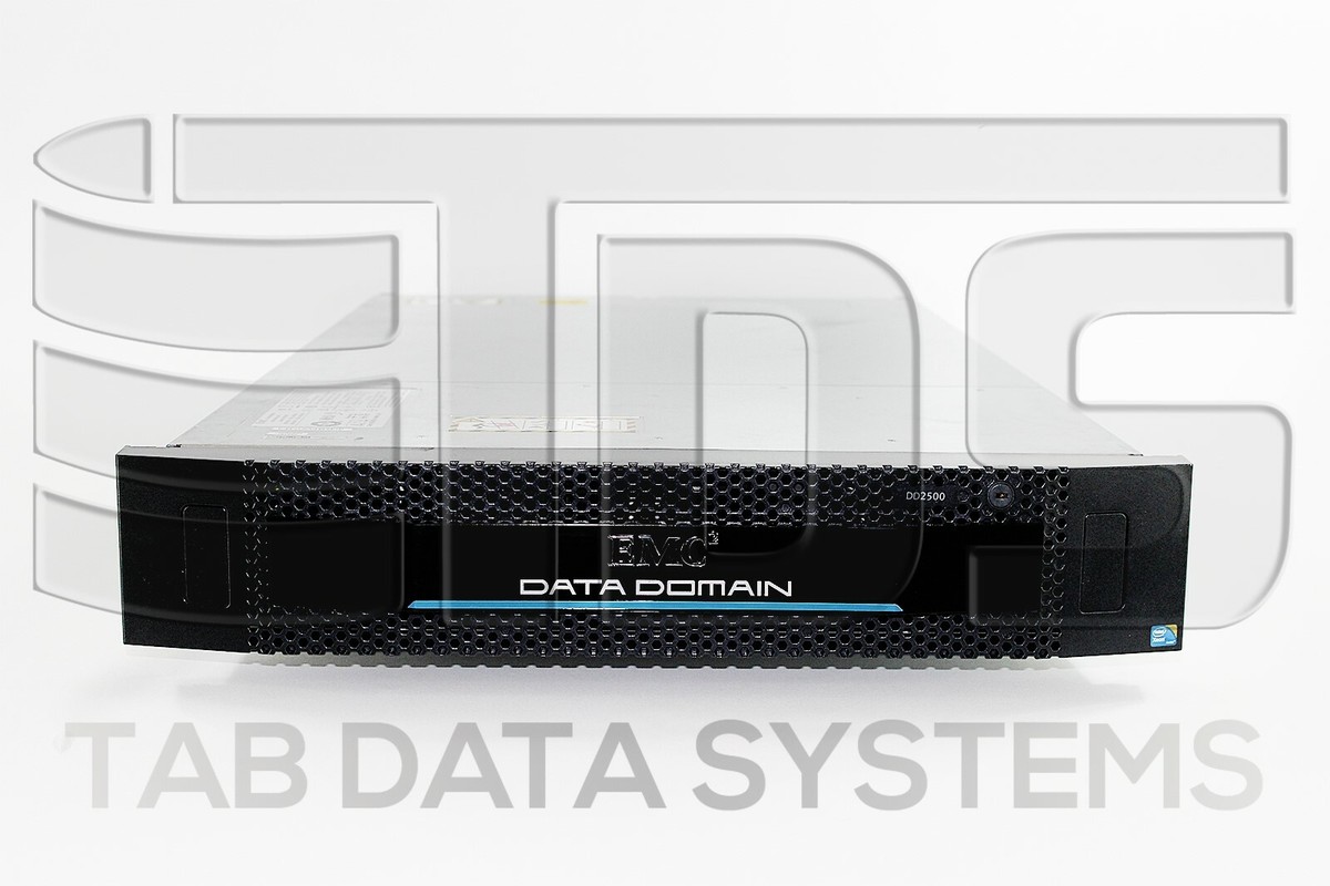 EMC Data Domain DD2500 Deduplication System w/ 12x 3TB 7.2K SAS