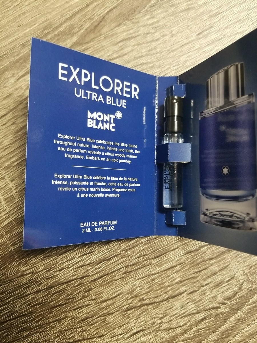 MONTBLANC EXPLORER ULTRA BLUE EAU DE PARFUM SAMPLE SPRAY ML
