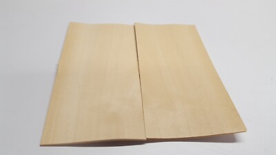 Weißes Tulpenfurnier (Mikropaket) - 10 NATURHOLZ Blätter, 200 mm x 100 mm
