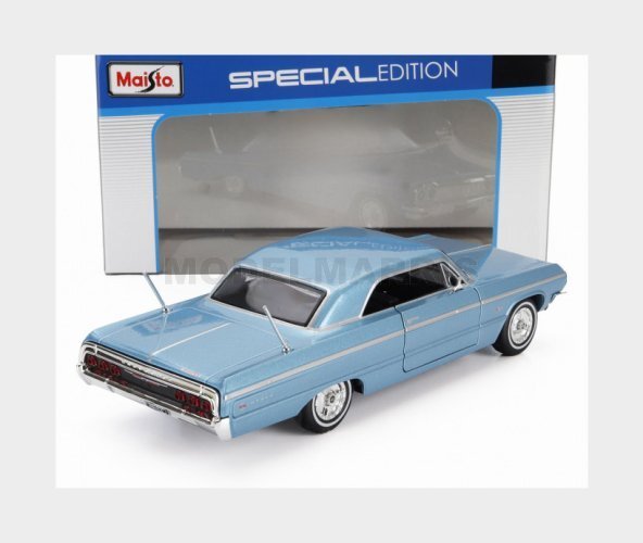 MAISTO 32908 Chevrolet - Impala Ss 1964 - Light Blau - 1/24