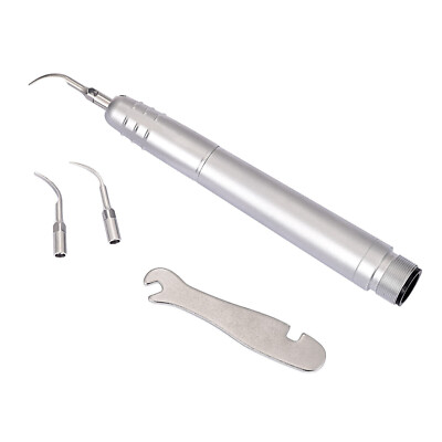 Dental Metal Ultrasonic Air Perio Scaler Handpiece Hygienist 2-Holes With 3 Tips