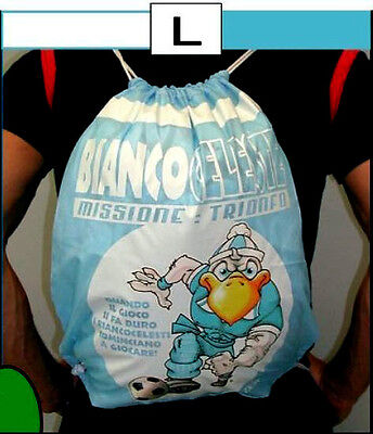 SACCA SPORT ZAINO LAZIO TIFOSO ULTRAS MASCOTTTE AQUILA BIANCOAZZURRO | eBay