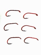 VMC Baitholder Hooks 9292 Red, Trout /Salmon  Worm Hook Sizes 2-10s Pk 25 or 50.