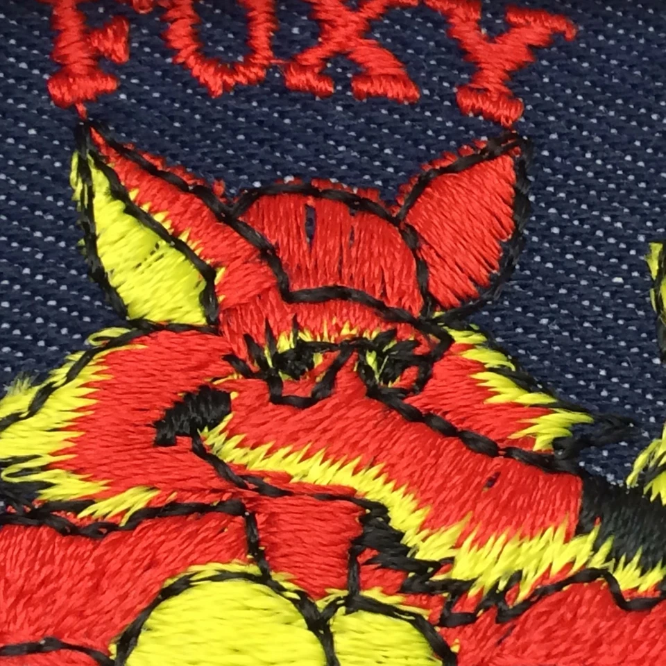 Vintage Singer Embroidered Iron On Patch "Foxy" - Image 2 of 4