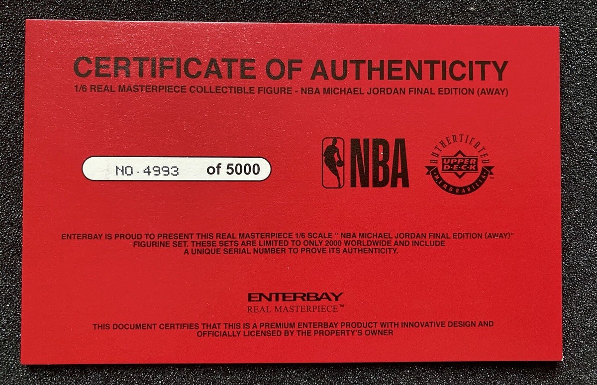 Enterbay NBA Michael Jordan Final Edition 1:6 Scale 2 Figure Set