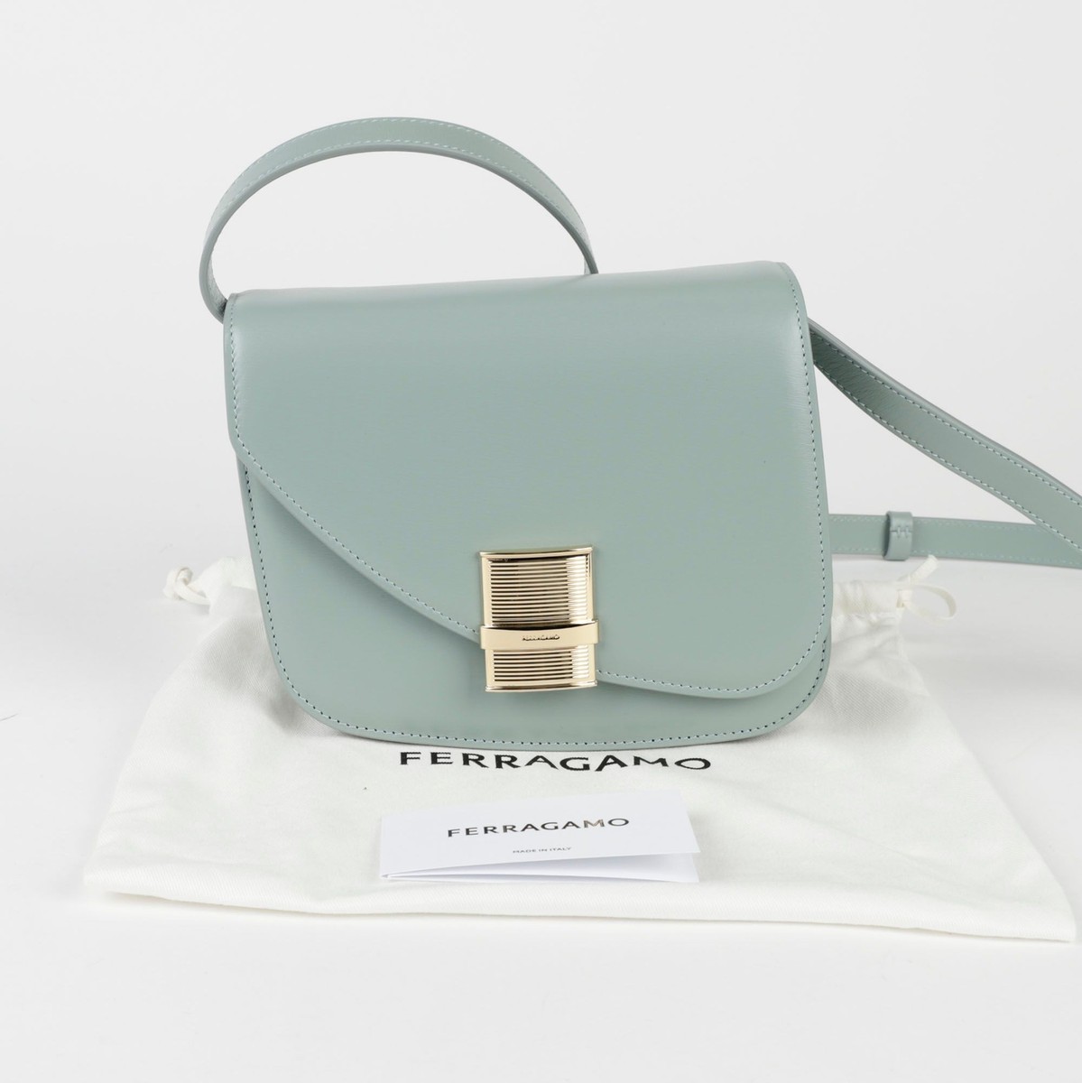 【FERRAGAMO】関税込☆ Fiamma S shoulder bag ショルダーバッグ Salvatore Ferragamo Fiamma Small Shoulder Crossbody Bag 21