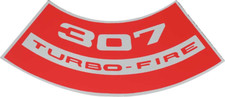Oer Air Cleaner Decal Turbo-fire 307 For Camaro Nova Chevelle Impala Corvette Oer Air Cleaner Decal Turbo-fire 307 For Camaro Nova Chevelle Impala Corvette