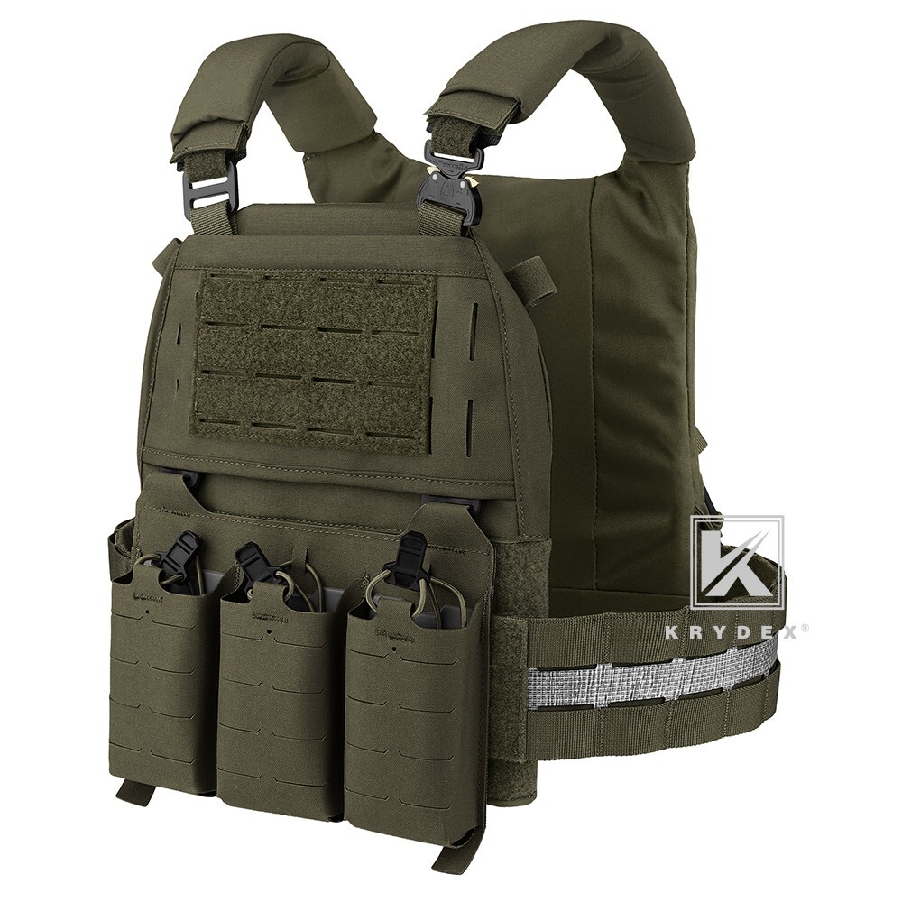 KRYDEX FCPC V5 Plate Carrier Tactical Vest Zip On Back Panel