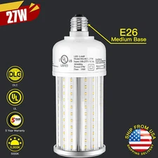 27W LED Corn Bulb Light 5000K Daylight E26 Standard Base )120W MH HID Equal )