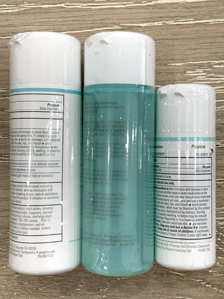 Proactiv 60 Day 3 Piece Kit 3-Step System 01/2027 Expiry Free Shipping Proactive - Image 3 of 3