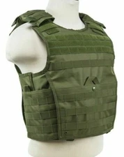 VISM Expert Plate Carrier Vest 2XL-3XL Tactical Shooting Range Hunting ODG