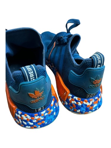 Adidas NMD R1 Men Size 10.5 Blue Low Top Lace Up Athletic Sneakers Shoes OOAK - Picture 5 of 15