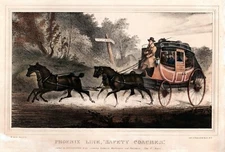 13994.Decor Poster.Room interior wall art.Victorian taxi.Safety Coaches.Carriage