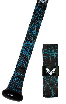 VULCAN ADVANCED POLYMER BAT GRIPS - LIGHT 1.00 MM - ELECTRIC BLUE LAZER