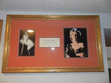 Marilyn Monroe Productions Autographed Signed Business Check Matted Framed NICE!