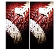Football Cornhole Wraps Vinyl Boards Decals Bag Toss Game Stickers