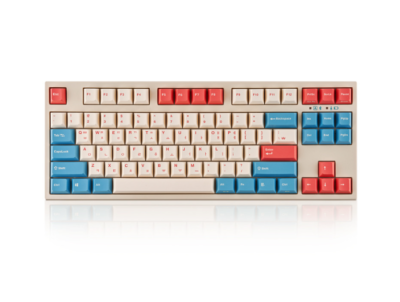 Leopold FC750RBT コーラルブルー ワイヤレスメカニカルキーボード Leopold FC750RBT Coral Blue Wireless Mechanical Keyboard Eng+Kor