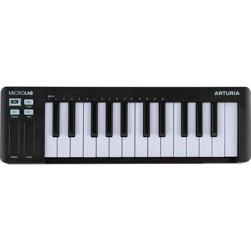 Arturia MicroLab mk3 25-Key USB-C MIDI Control Keyboard (Black) - Image 3 of 4